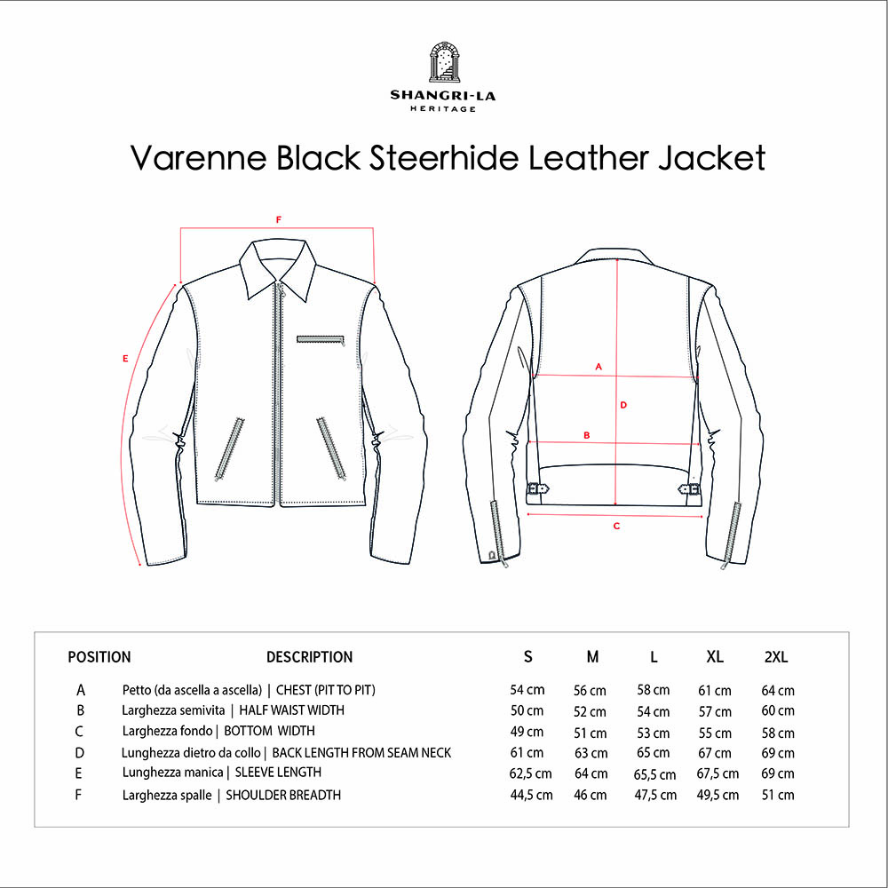 Veste en Cuir Noir "Varenne"