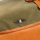 Sacoche "Explorator" en coton ciré