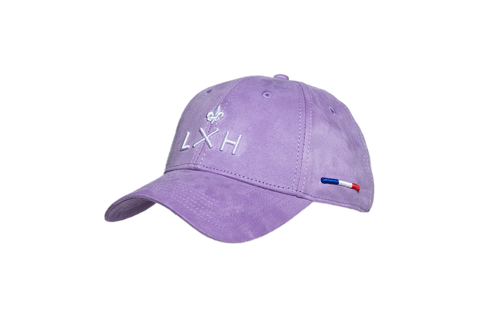 Casquette Suédine "Monte-Carlo" lilas