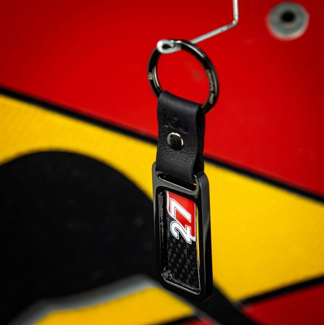 Porte-clés F1 Villeneuve Rouge/Carbone