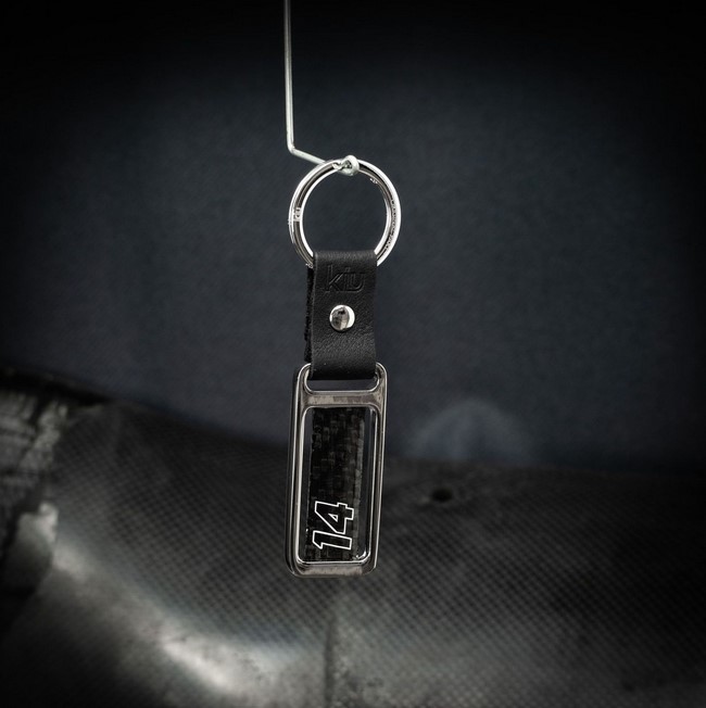 Porte-clés F1 Arrows A20 Pedro de la Rosa Carbone/Métal