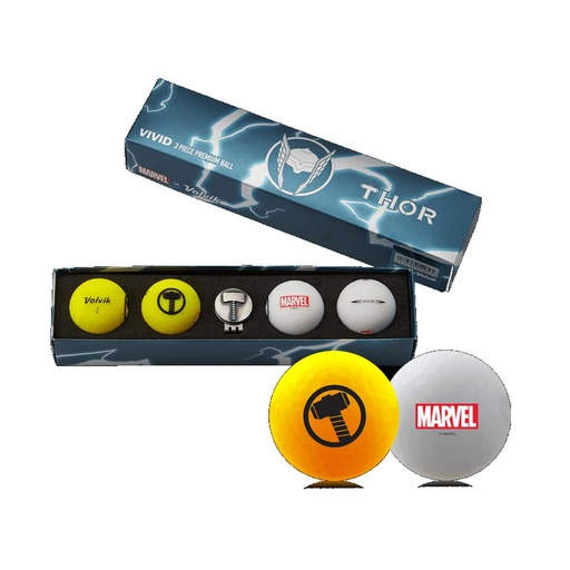 Coffret balles de golf Thor