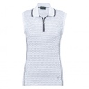 Polo à pois manche courte pour Femme