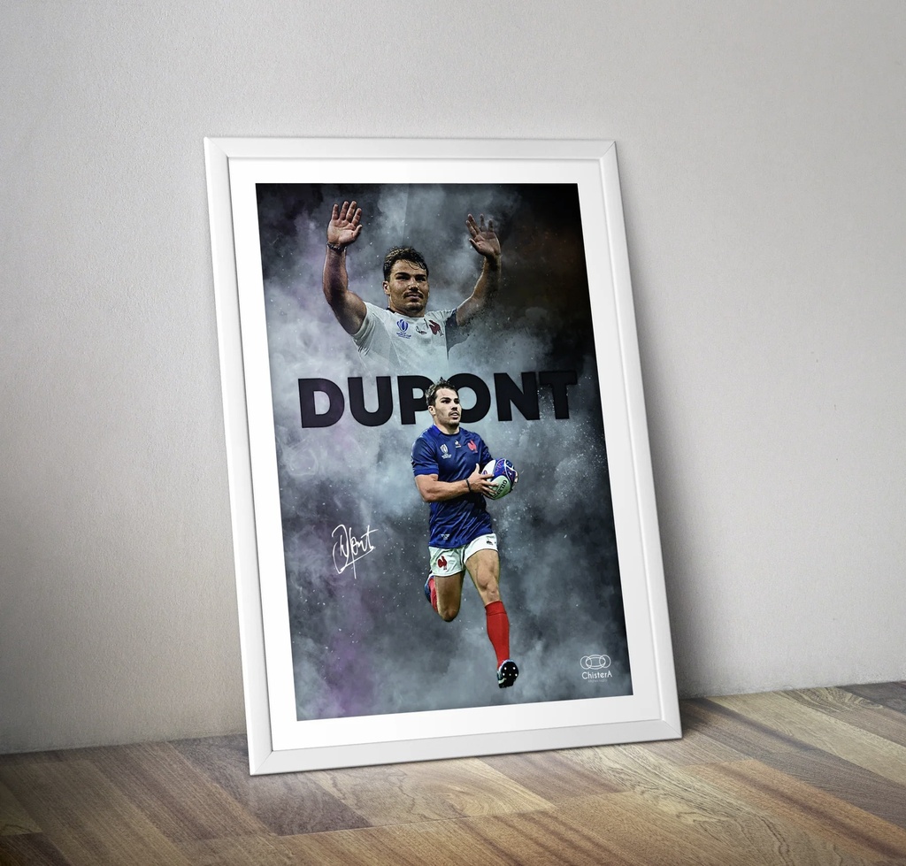 Affiche Joueur de Rugby - Antoine Dupont