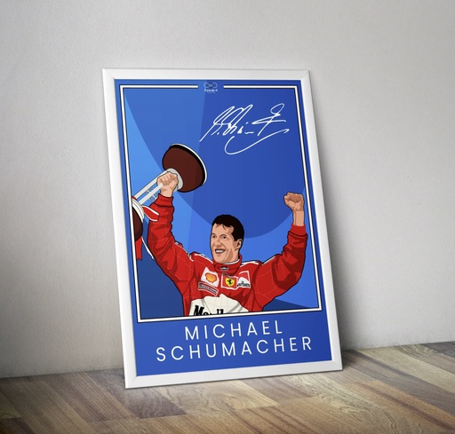 Affiche Champion Auto - Michael Schumacher